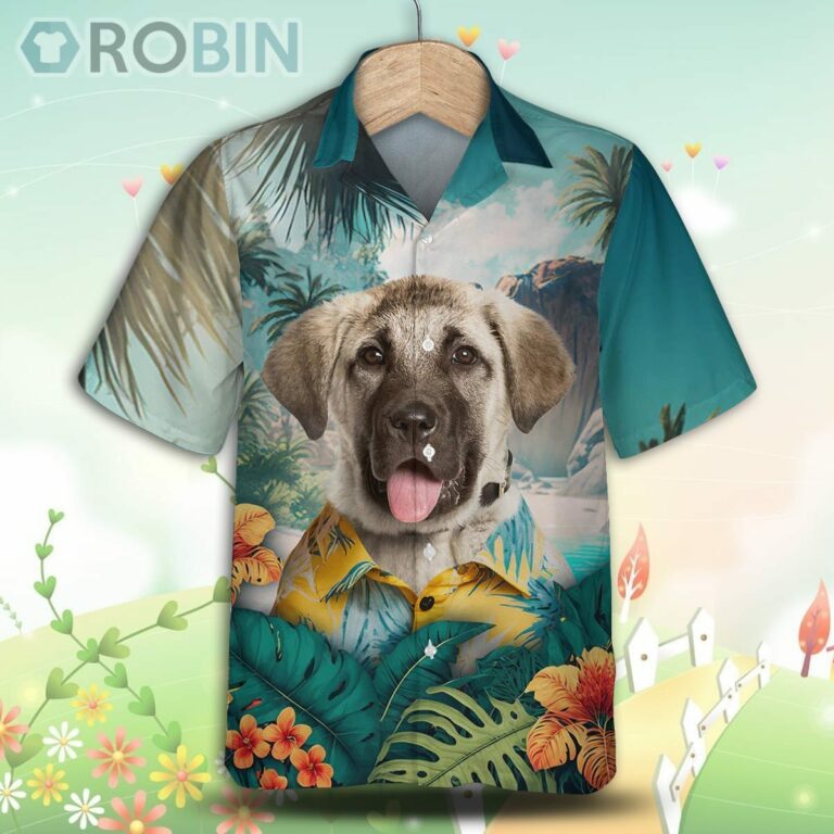 Anatolian Shepherd Tropical Hawaiian Shirt, For Love Dog Shirt
