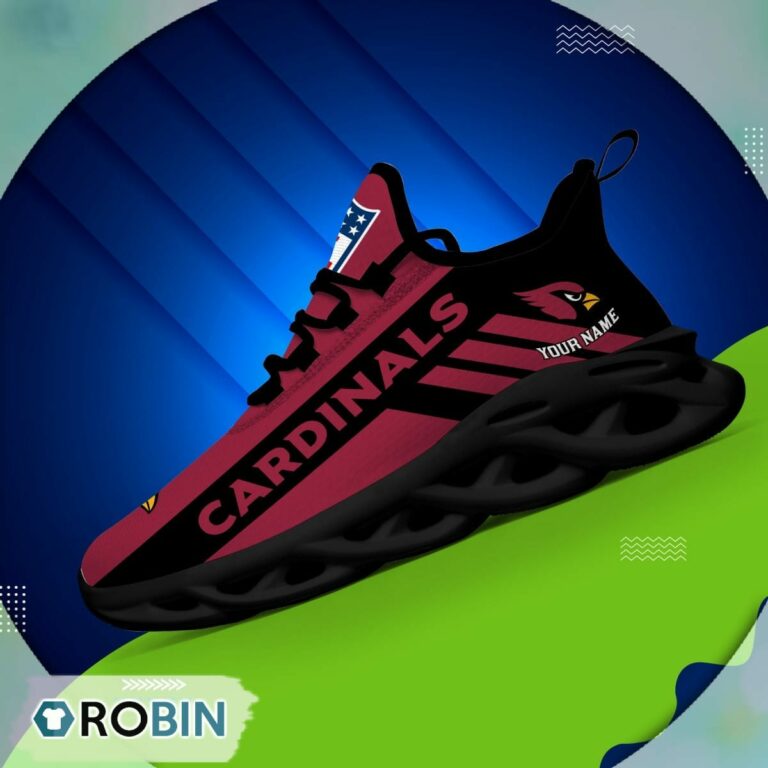 Arizona Cardinals  NFL Clunky Max Soul Shoes Personalized