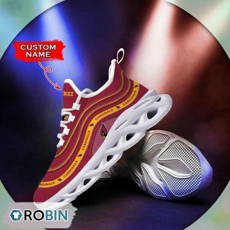 Arizona Cardinals NFL Personalized Max Soul Shoes