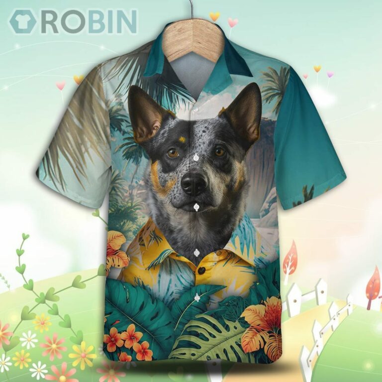 Australian Cattle AI Tropical Hawaiian Shirt, For Love Dog Shirt