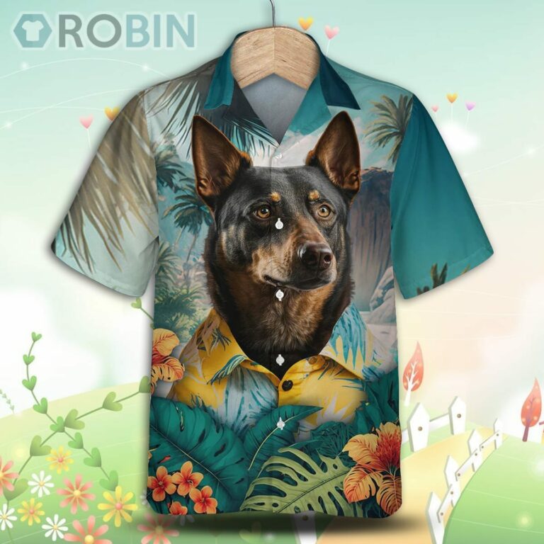 Australian Kelpie 1 AI Tropical Hawaiian Shirt, For Love Dog Shirt