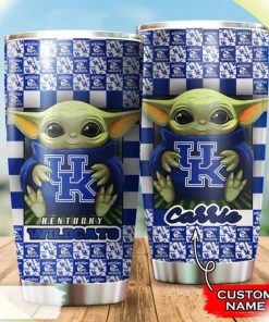 Baby Yoda Hug Logo Kentucky Wildcats Custom Name Tumbler Baby Yoda Hug Logo Kentucky Wildcats Custom Name Tumbler