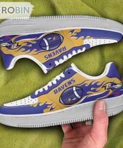 Baltimore Ravens Air Sneakers, NFL Custom Sports Shoes