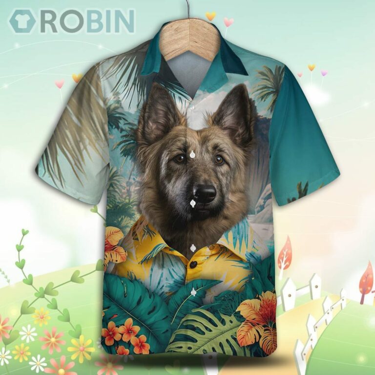 Berger Picard AI Tropical Hawaiian Shirt, For Love Dog Shirt