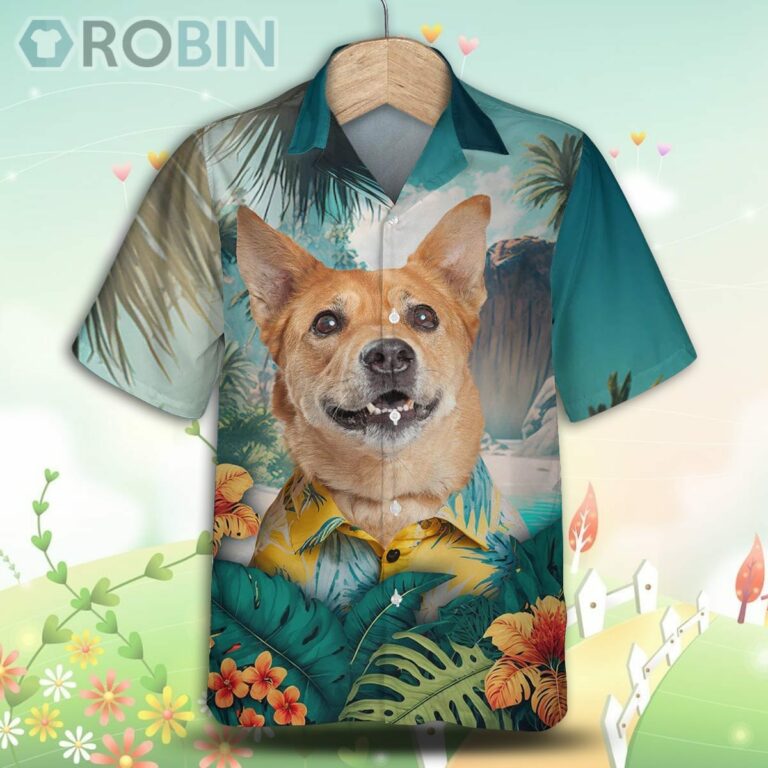 Carolina Dog Tropical Hawaiian Shirt, For Love Dog Shirt