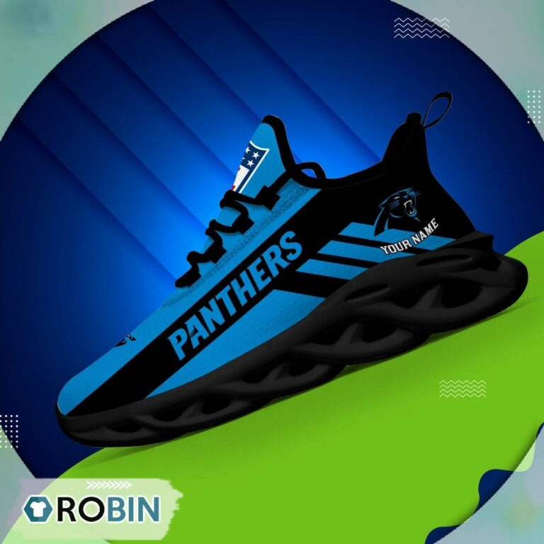 Carolina Panthers  NFL Clunky Max Soul Shoes Personalized