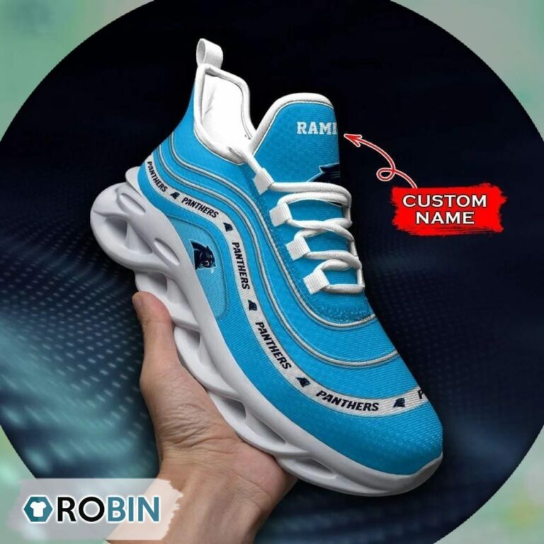 Carolina Panthers NFL Personalized Max Soul Shoes