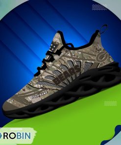 Chicago Bears NFL Personalized Camo Max Soul Shoes