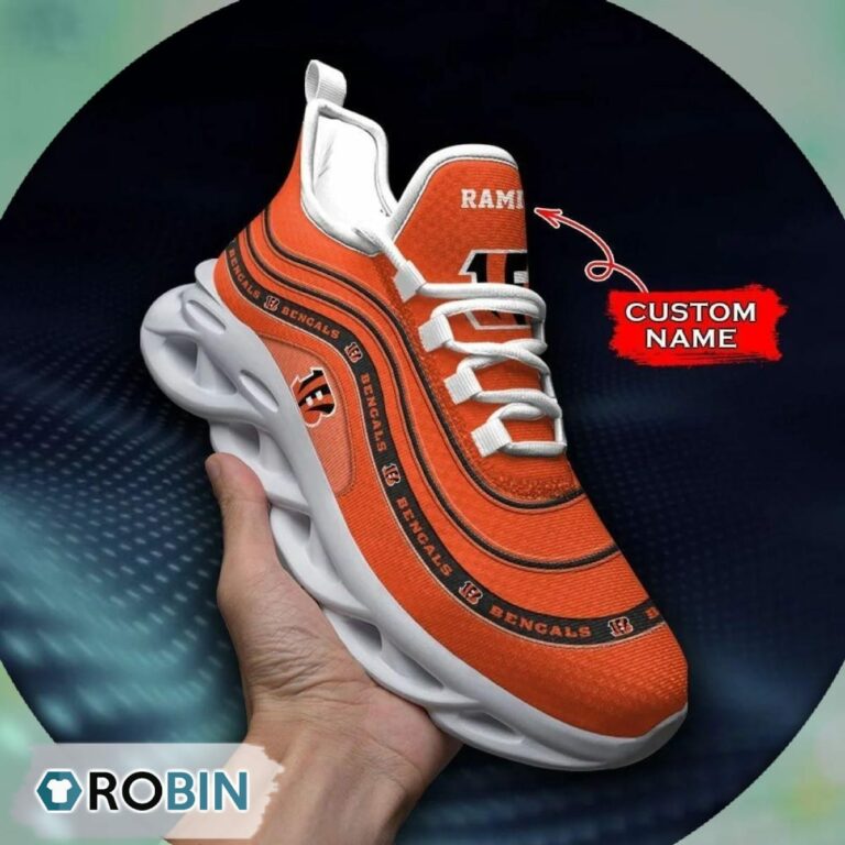 Cincinnati Bengals NFL Personalized Max Soul Shoes