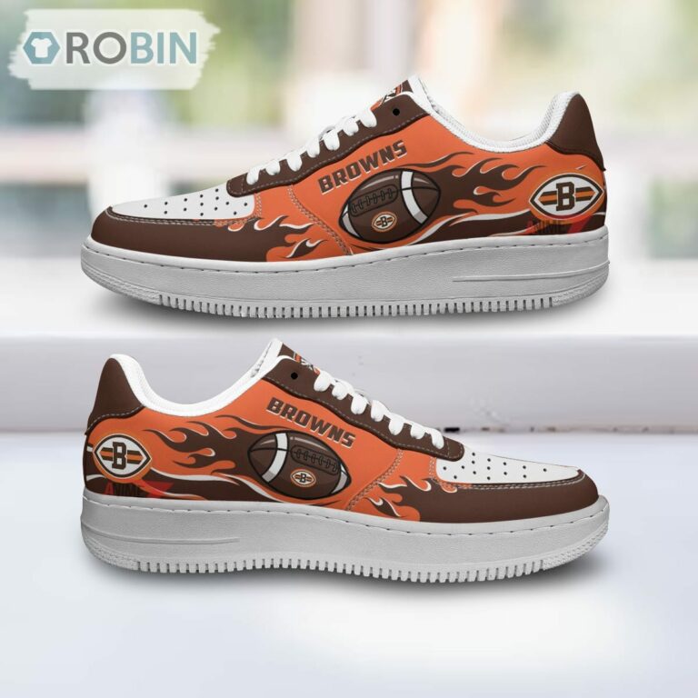 Cleveland Browns Air Sneakers, NFL Custom Sports Shoes