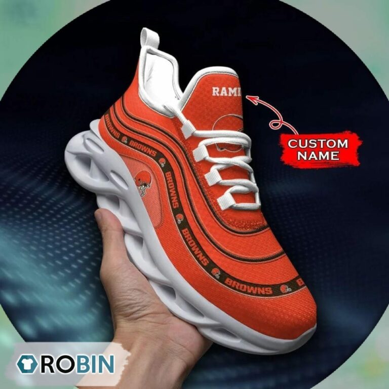 Cleveland Browns NFL Personalized Max Soul Shoes