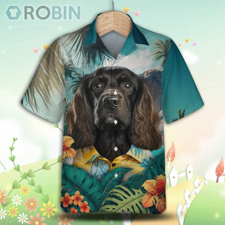 Cocker Spaniel Tropical Hawaiian Shirt, For Love Dog Shirt