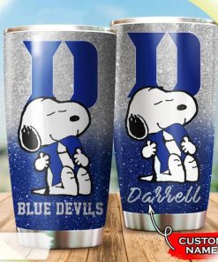 Duke Blue Devils Snoopy Custom Name Tumbler Duke Blue Devils Snoopy Custom Name Tumbler