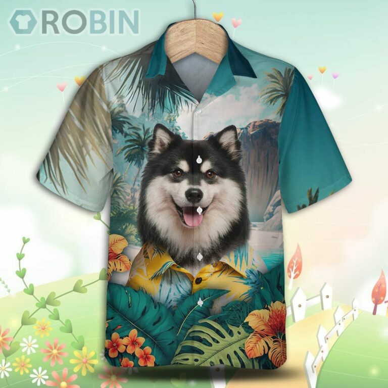 Finnish Lapphund Tropical Hawaiian Shirt, For Love Dog Shirt
