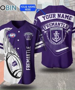 Fremantle Football Club Baseball Jersey Personalized
