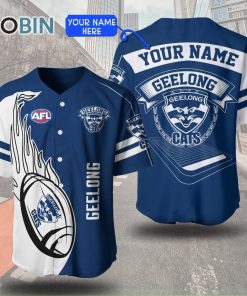 Geelong Football Club Baseball Jersey Personalized Geelong Football Club Baseball Jersey Personalized