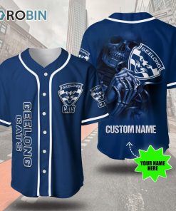 Geelong Football Club Skull 3D Personalized Baseball Jersey