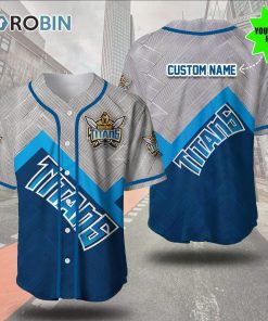 Gold Coast Titans Metal 3D Personalized Baseball Jersey Gold Coast Titans Metal 3D Personalized Baseball Jersey