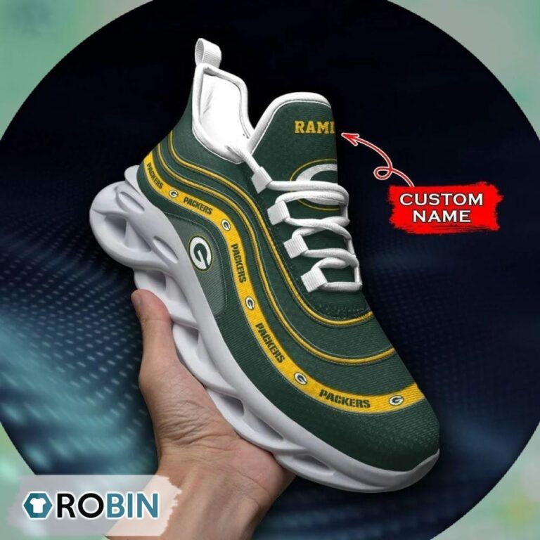 Green Bay Packers NFL Personalized Max Soul Shoes