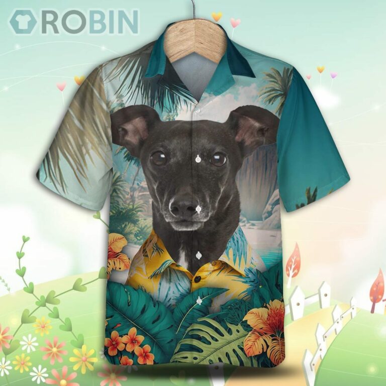 Greyhound Tropical Hawaiian Shirt, For Love Dog Shirts