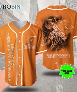 GWS GIANTS Skull 3D Personalized Baseball Jersey