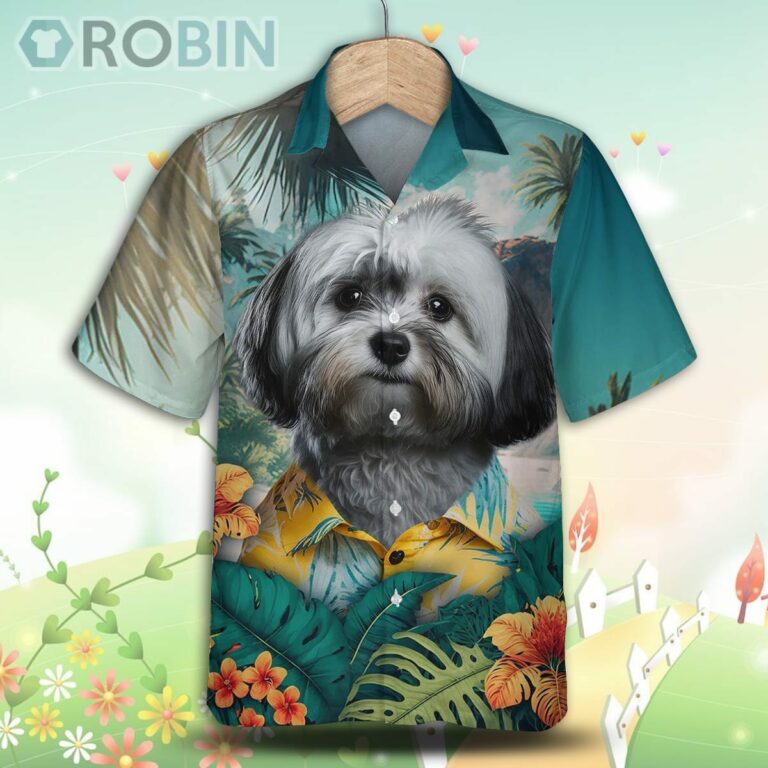 Havanese Tropical Hawaiian Shirt, For Love Dog Shirts