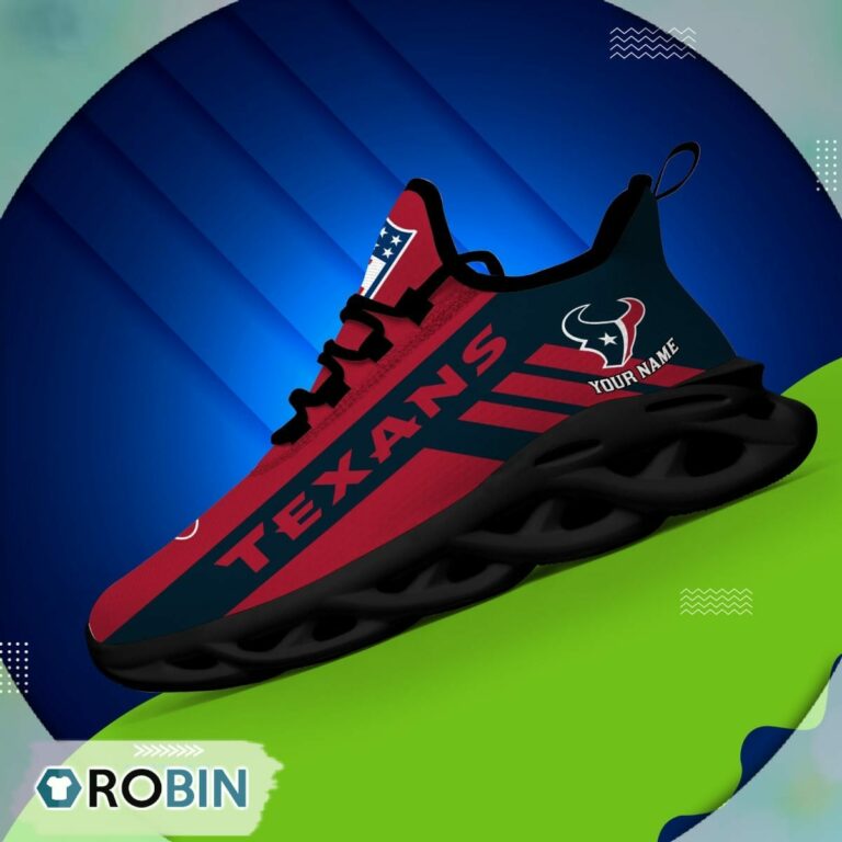 Houston Texans  NFL Clunky Max Soul Shoes Personalized