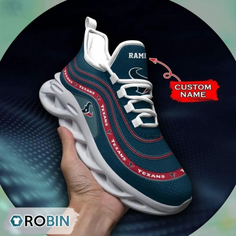 Houston Texans NFL Personalized Max Soul Shoes