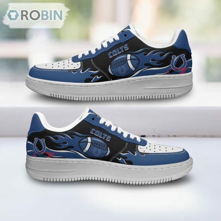 Indianapolis Colts Air Sneakers, NFL Custom Sports Shoes