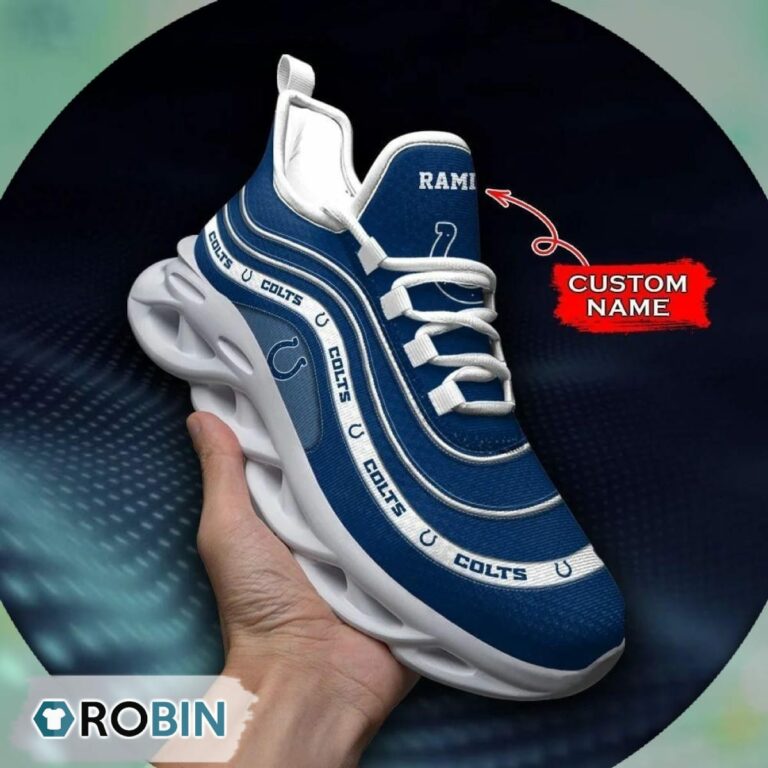 Indianapolis Colts NFL Personalized Max Soul Shoes