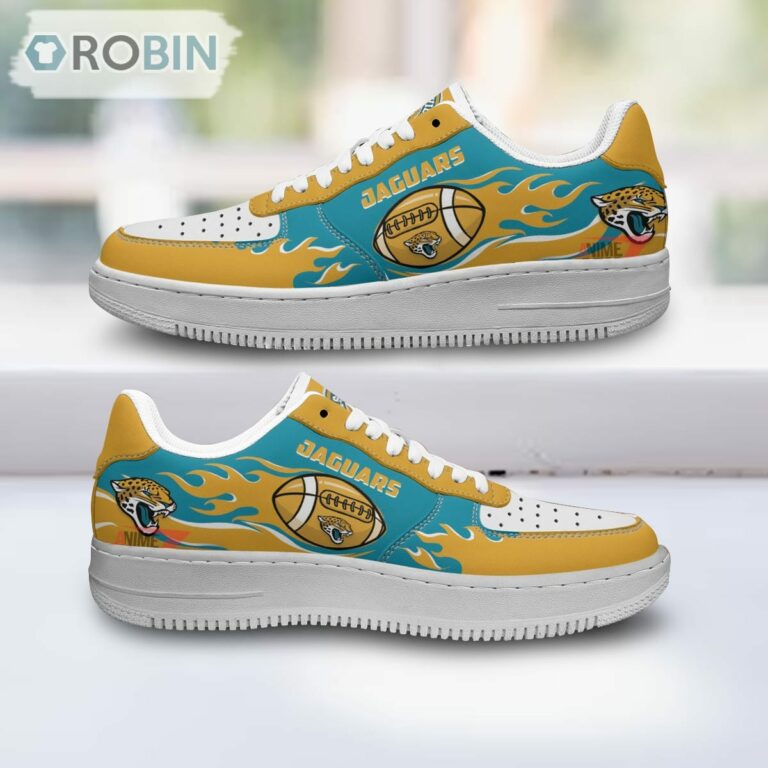 Jacksonville Jaguars Air Sneakers, NFL Custom Sports Shoes