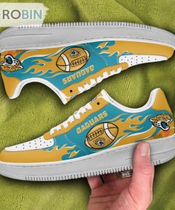 Jacksonville Jaguars Air Sneakers, NFL Custom Sports Shoes