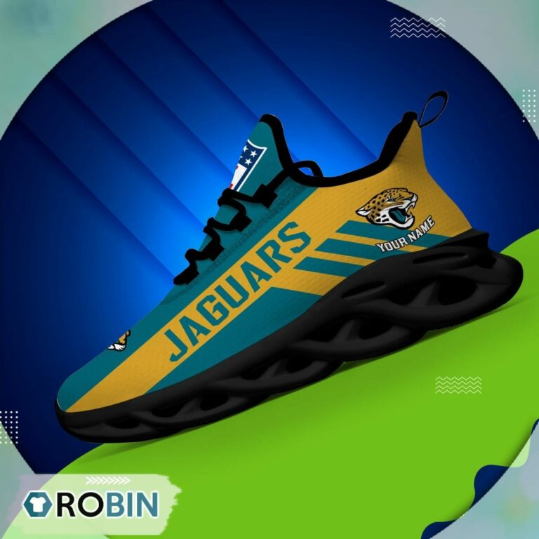 Jacksonville Jaguars  NFL Clunky Max Soul Shoes Personalized
