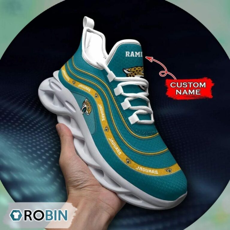 Jacksonville Jaguars NFL Personalized Max Soul Shoes