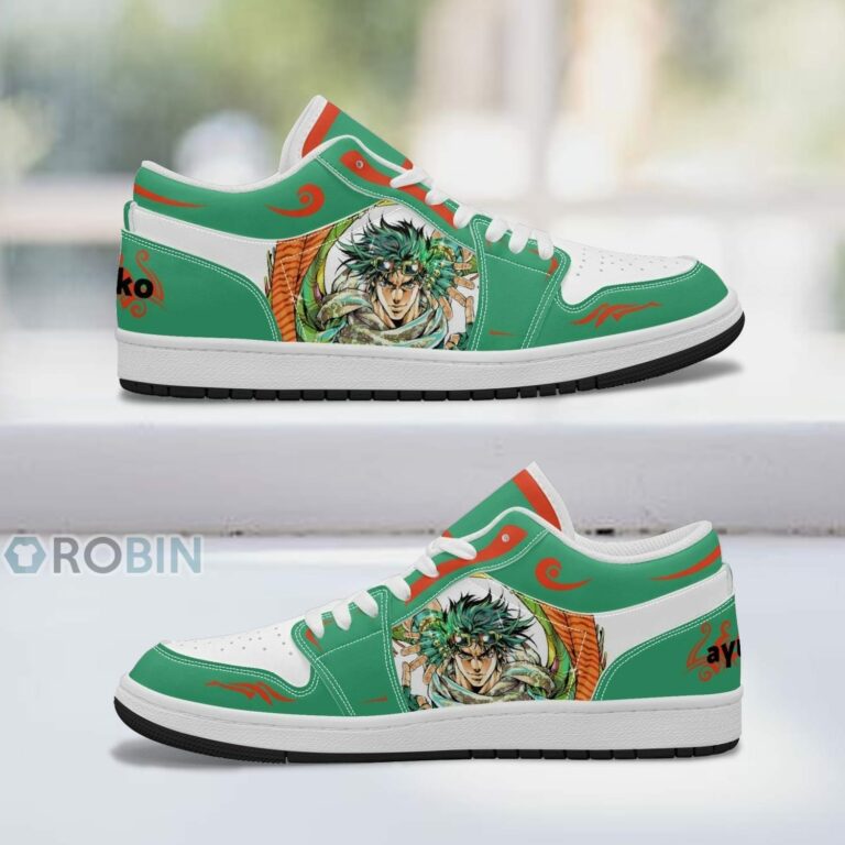 JoJo’s Bizarre Adventure Joseph Joestar Shoes, Anime Low Jordan Sneaker