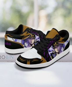 JoJo’s Bizarre Adventure Jotaro Kujo JD1 Low Jordan Anime Shoes, Anime Low Jordan Sneaker JoJo’s Bizarre Adventure Jotaro Kujo JD1 Low Jordan Anime Shoes, Anime Low Jordan Sneaker
