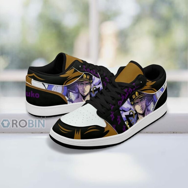 JoJo's Bizarre Adventure Jotaro Kujo JD1 Low Jordan Anime Shoes, Anime ...