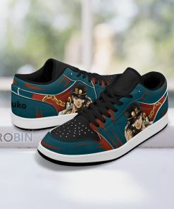 JoJo’s Bizarre Adventure Jotaro Kujo Shoes, Anime Low Jordan Sneaker JoJo’s Bizarre Adventure Jotaro Kujo Shoes, Anime Low Jordan Sneaker