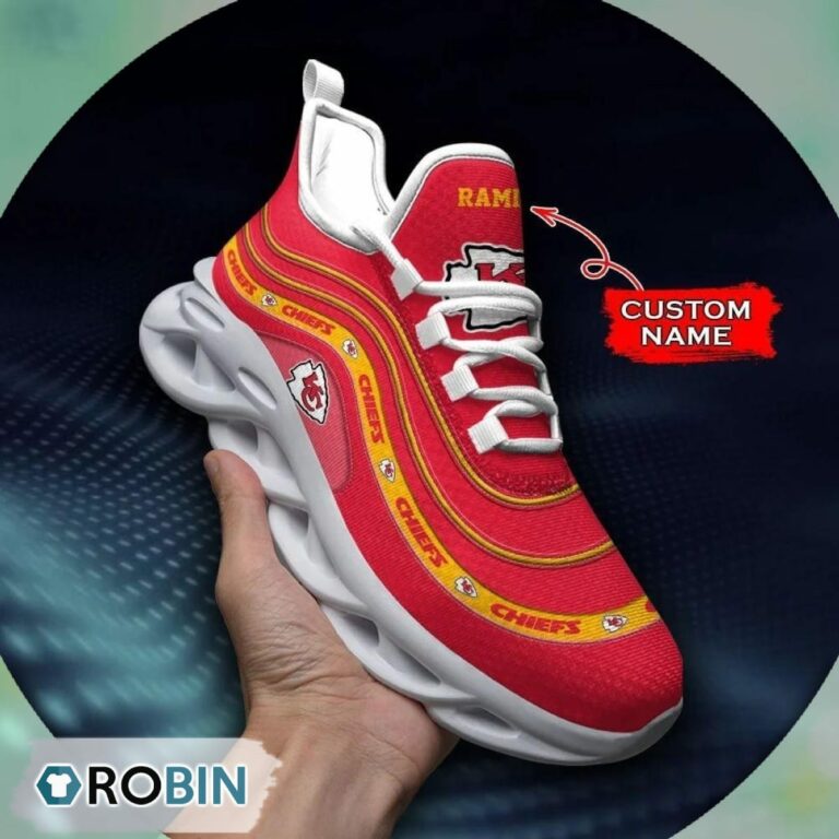 Kansas City Chiefs NFL Personalized Max Soul Shoes