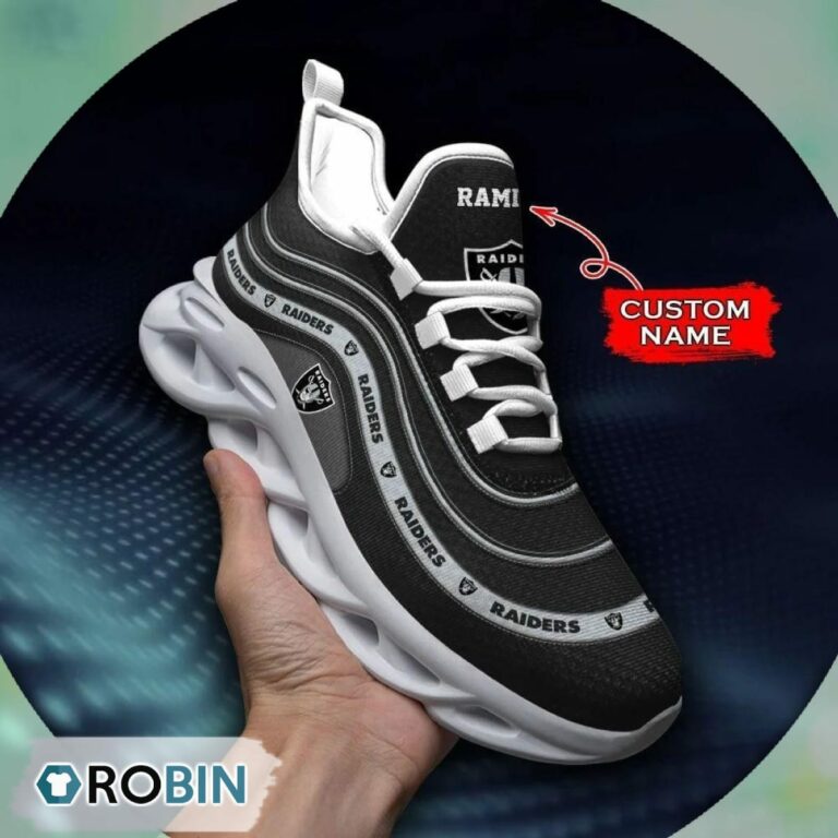 Las Vegas Raiders NFL Personalized Max Soul Shoes