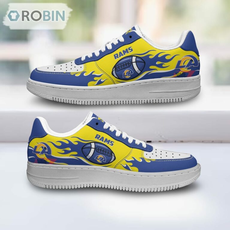 Los Angeles Rams Air Sneakers, NFL Custom Sports Shoes