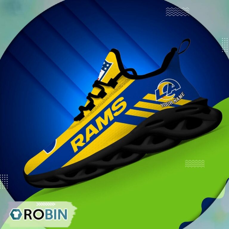 Los Angeles Rams  NFL Clunky Max Soul Shoes Personalized