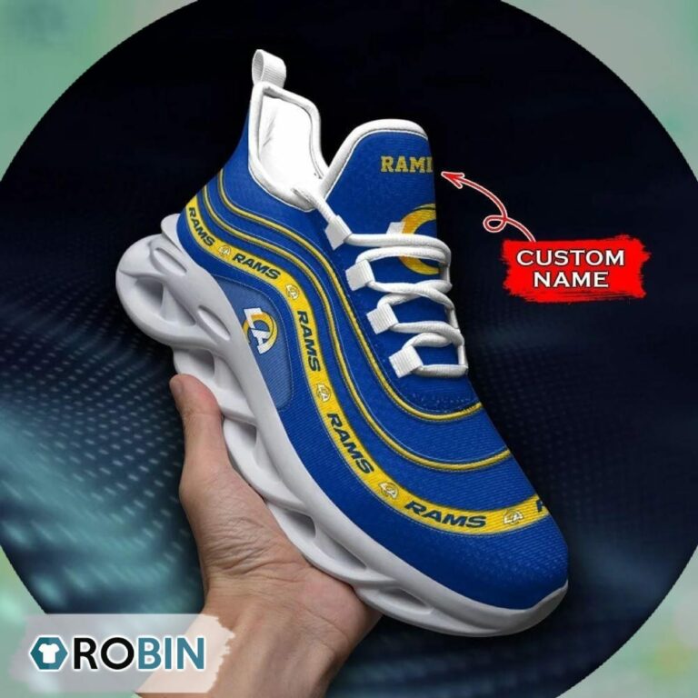 Los Angeles Rams NFL Personalized Max Soul Shoes