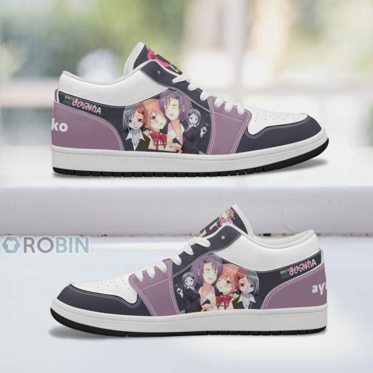 Madoka Magica Junko Shoes, Anime Low Jordan Sneaker