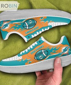 Miami Dolphins Air Sneakers, NFL Custom Sports Shoes
