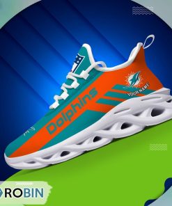 Miami Dolphins  NFL Clunky Max Soul Shoes Personalized