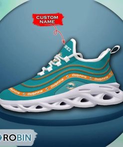Miami Dolphins NFL Personalized Max Soul Shoes
