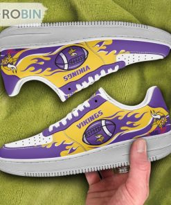 Minnesota Vikings Air Sneakers, NFL Custom Sports Shoes