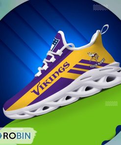 Minnesota Vikings  NFL Clunky Max Soul Shoes Personalized
