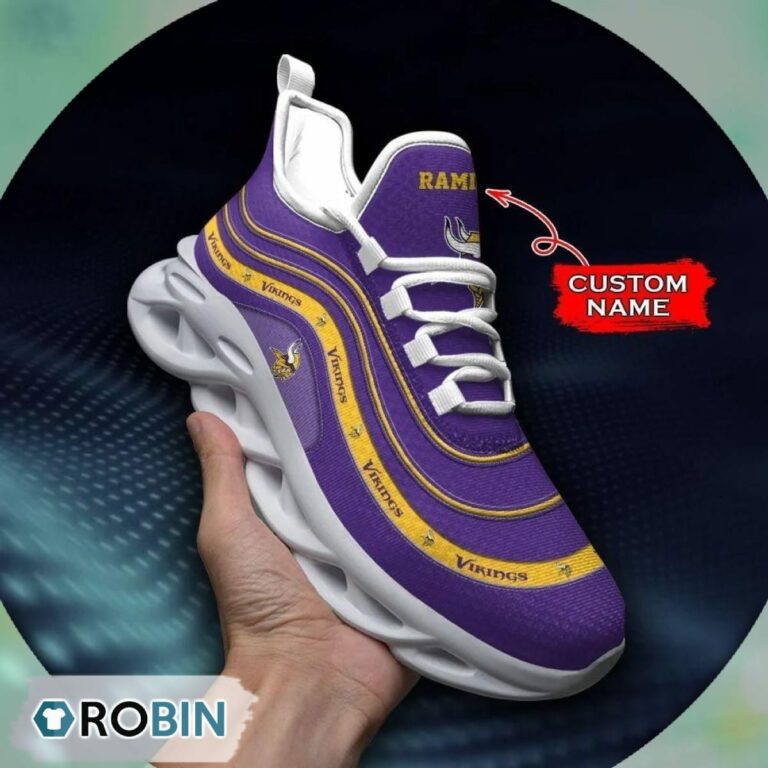 Minnesota Vikings NFL Personalized Max Soul Shoes